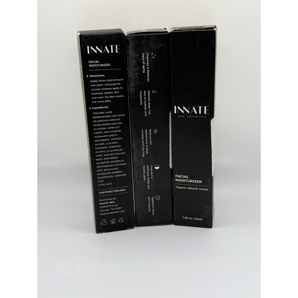 3 pack Innate Men's Collection‎ Facial Moisturizer